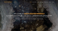 Desktop Screenshot of multifacetedminerals.com